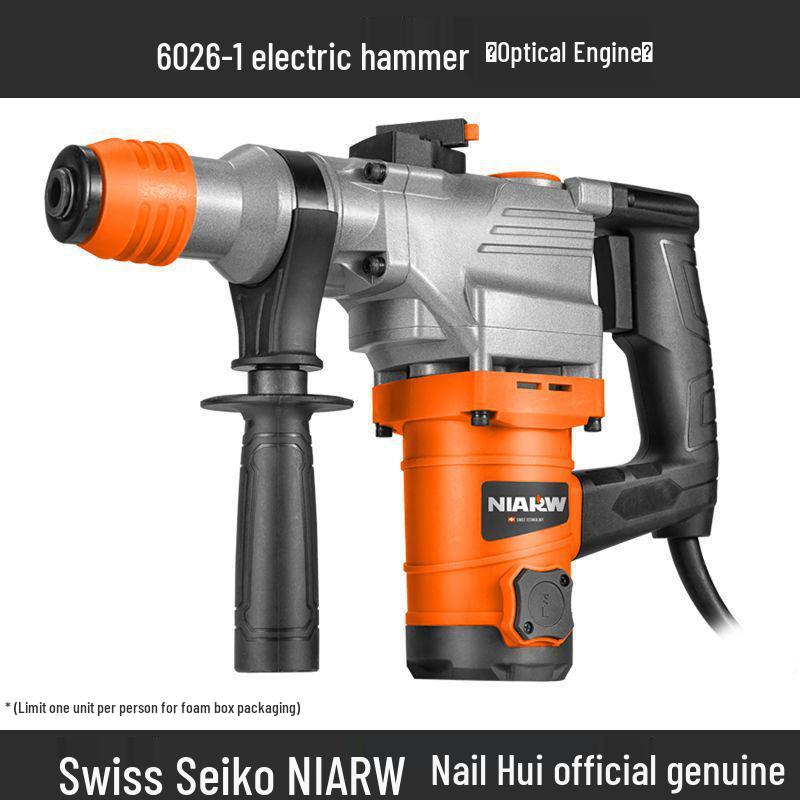 High-Power Industrial Electric Hammer & Drill: Multifunctional Impact Tool for Concrete and Household Use