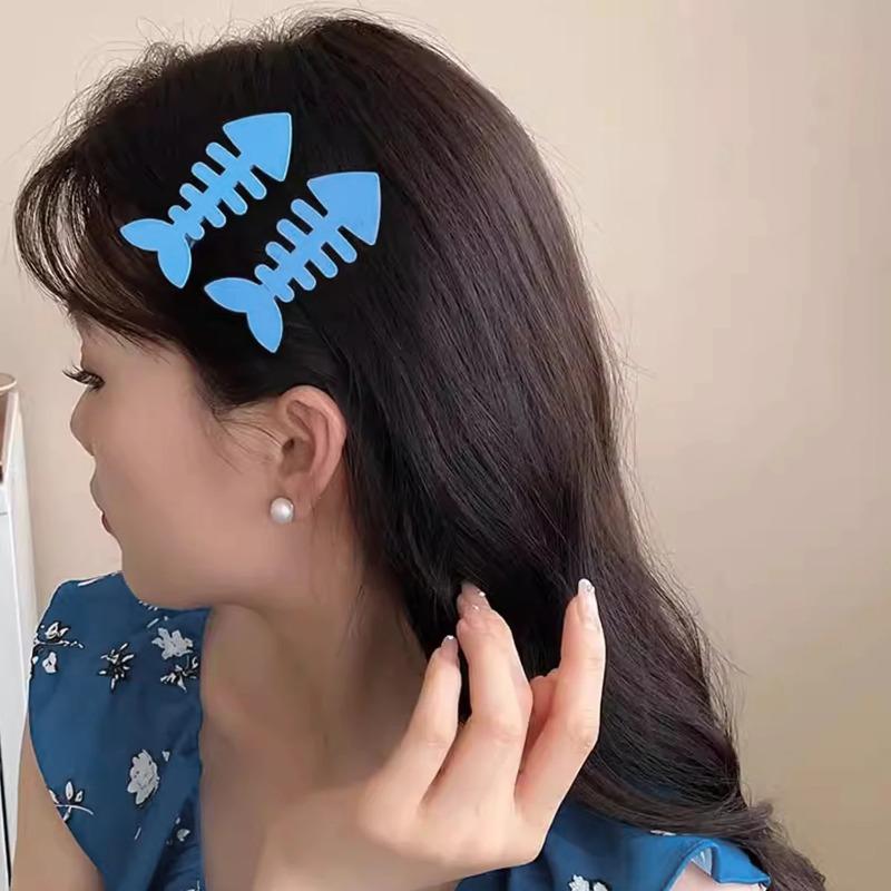 Matte Fishbone Hair Clip for girls Small Barrettes Bangs Side Clips For Women Cute Hairpins Headdress headwear Hair Accessories