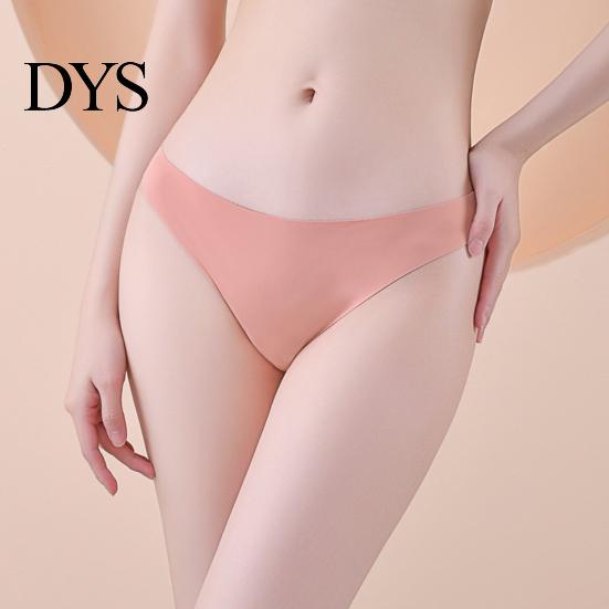 Elastic Low Waist Panties Women's Cotton Thong Soft Breathable Seamless Ladies Sexy Low-rise Briefs Stretchy Bikini Underwear Fit And Tight Cut