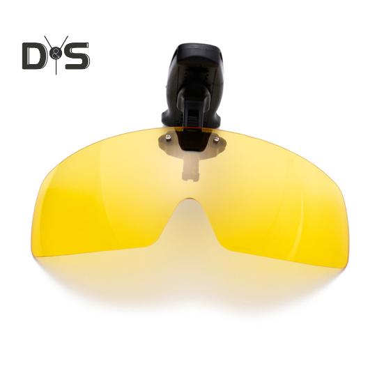 Polarized Clip Sunglasses for Men Women Frameless Flip Up One Piece Shield Lens UV Protection Glasses for Fishing Cycling Driving Running Climbing