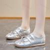 Mode 2025 Frühling Neue Elegante Schleifen Design Flachmündige Lässige Einzelne Schuhe für Damen Bequeme Atmungsaktive Low-Top Flache Sneakers