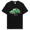 Classic Car Tops T Shirt Classic Car Pattern TShirt For Unisex Creative Graphic Clothing Oneck Custom Printed Cotton Tshirt