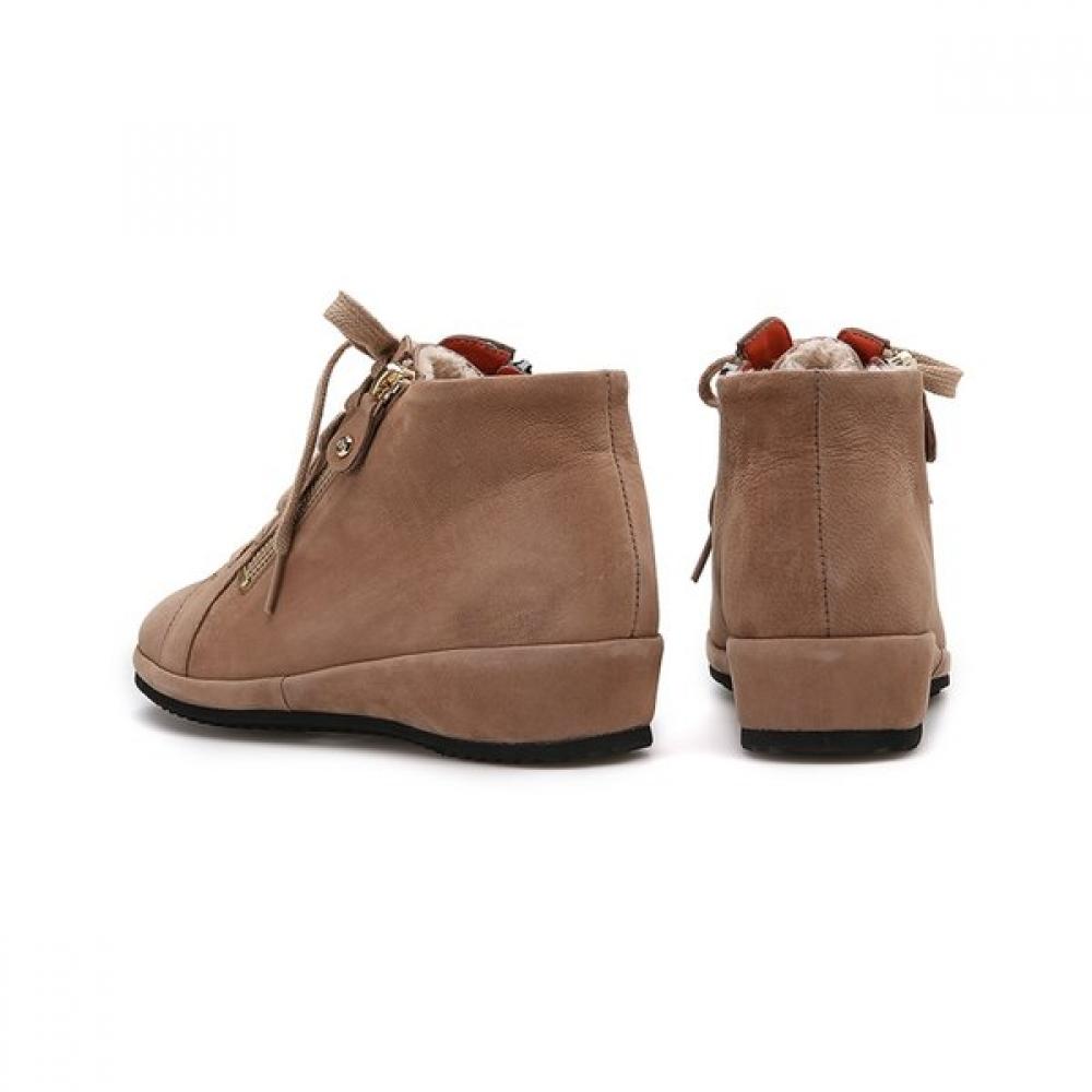 MiSope Women S Lightweight Lace Up Ankle bootS 3cm 3color 012046027