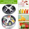 Replacement Extractor Blade 1/2 PCS Portable Blender Parts & Accessories Compatible with Nutribullet 600W/900W Model