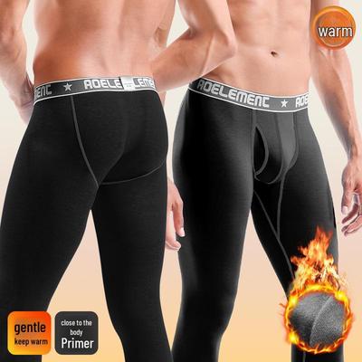 Men's Slim Fit Warm Autumn-Winter Cotton Wool Leggings