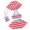 18Inch Baby Doll Clothes Swimsuits Baby Doll Tops Skirt Hat Messenger Bag Bathing Suit