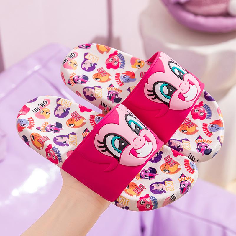 Sandalias de Verano Antideslizantes para Niños My Little Pony - Bonitas Pantuflas de Interior para Niñas