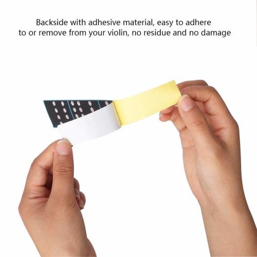 4/4 Size Violin Fretboard Stickers, Water & Heat Resistant, Scale Position Stickers for Practice