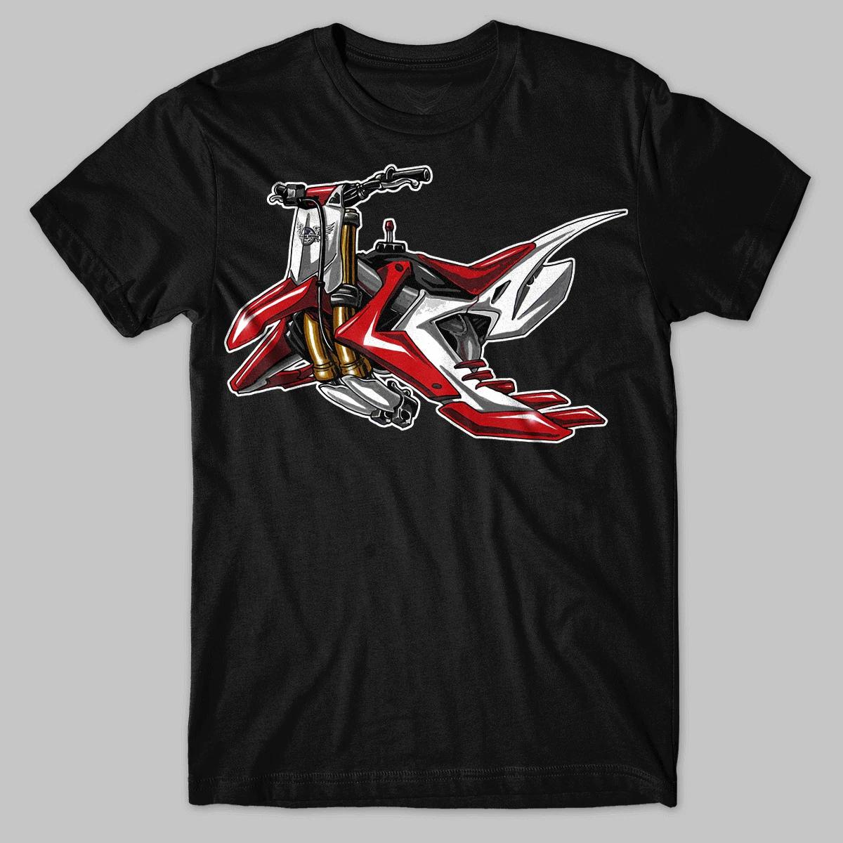 Men s and Women s T-shirts Honda CRF Motocross L