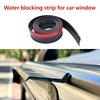 2.5m Universal Rainproof Strip For Car Door Window Seal Adhesive Rubber Weather Guard Trim Self Adhesive Window Seal Strip