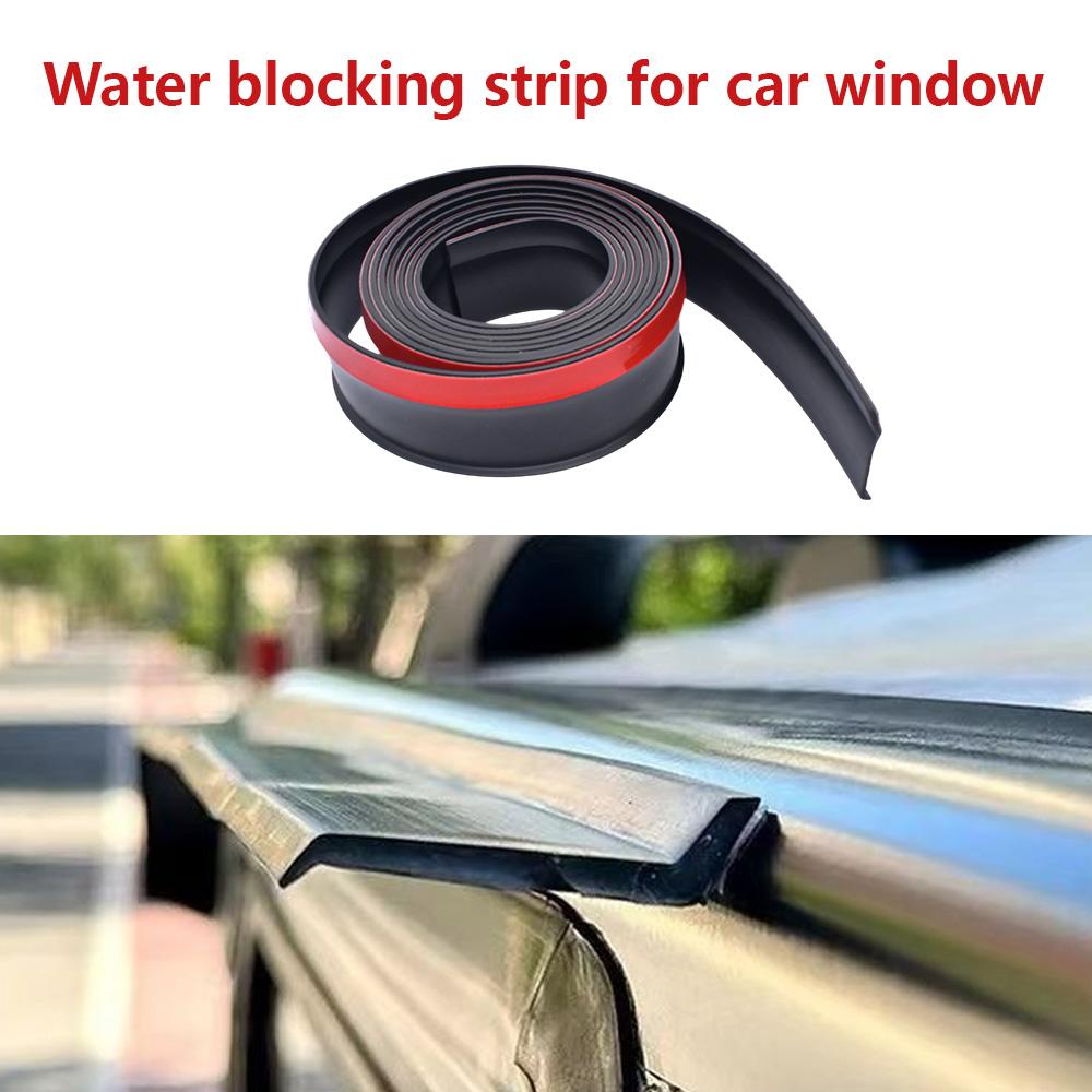 2.5m Universal Rainproof Strip For Car Door Window Seal Adhesive Rubber Weather Guard Trim Self Adhesive Window Seal Strip