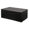 Garden Furniture Cover 200*160*70cm Black Rectangular Patio Outdoor Cover for Furniture Table 420D Heavy Duty Rip Proof Oxford with Silver Coating Wi