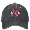 Vintage Hazbin Hotels Alastor Baseball Cap for Men Women Distressed Washed Headwear The Radio Demon Outdoor Workouts Hats