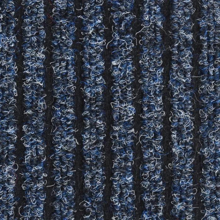 VidaXL Paillasson rayé Bleu 40x60 cm