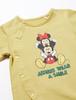 Mickey Minnie front 80 [Disney] & coverall, opening, baby, 70cm, 80cm, 215101611, cream,