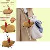 Capybara Plush Pendant Toy Cross-border Stock Squeaky Guinea Pig Keychain Hanging Ornament Stuffed Animal