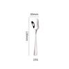Stainless Steel Common Spoon and Fork Set Banquet Party Service Parting Colander Cake Spoon Dessert Shovel Butter Knife