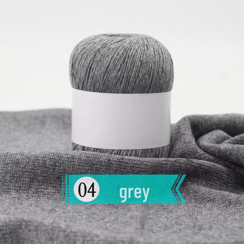 Hand-woven Cashmere Yarn - 3 Ply Soft Wool for Sweaters - Spot Processed Ball of Yarn