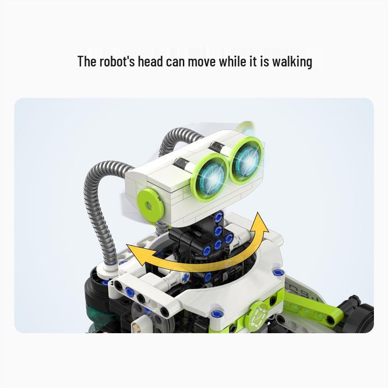 STEM Programmable RC Robot Building Kit for Kids, Ages 8-12, Educational Assembly Toy for Boys’ Birthdays