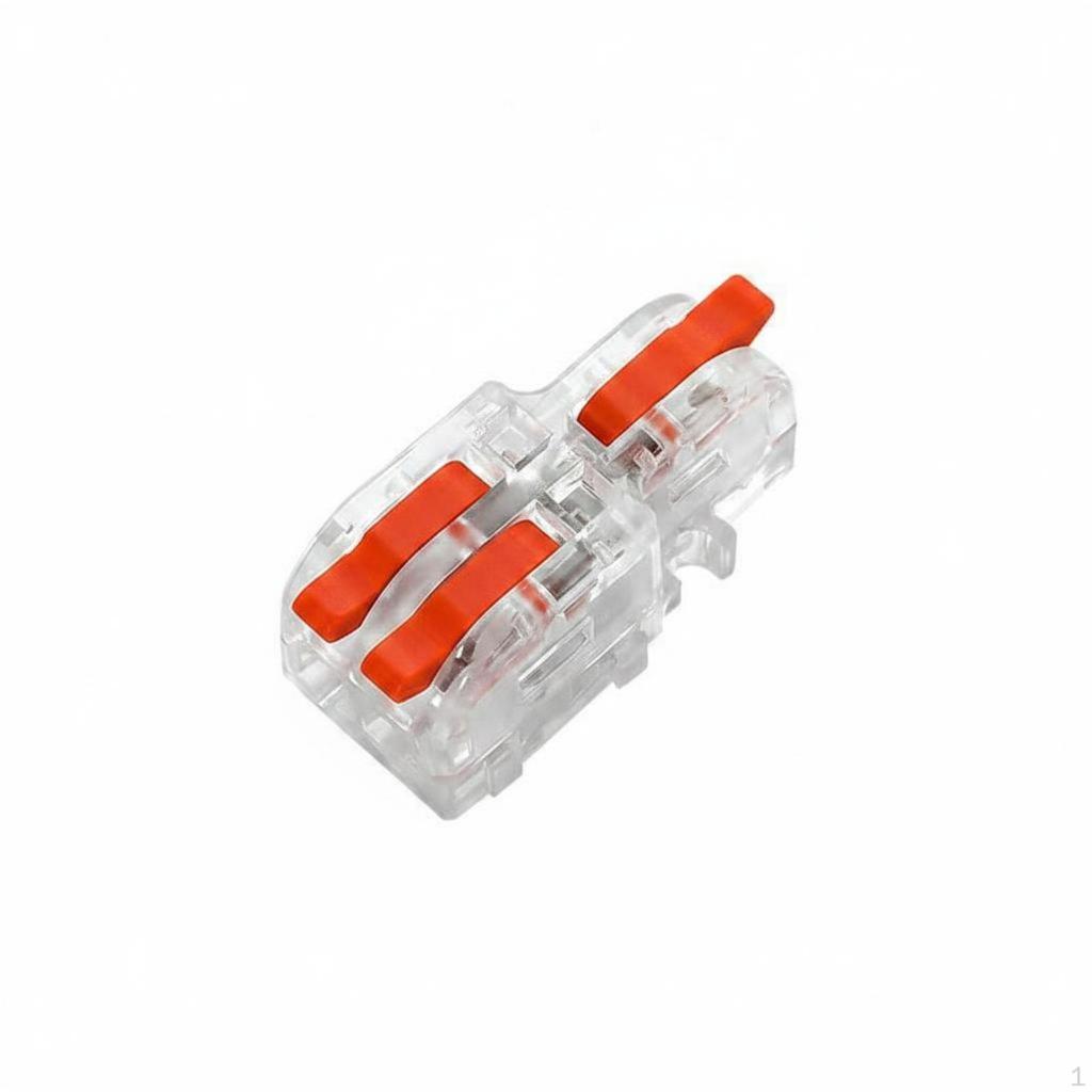 50 Pieces Quick Connect Wire Connector Easy Wiring Reusable Electrical Hardware