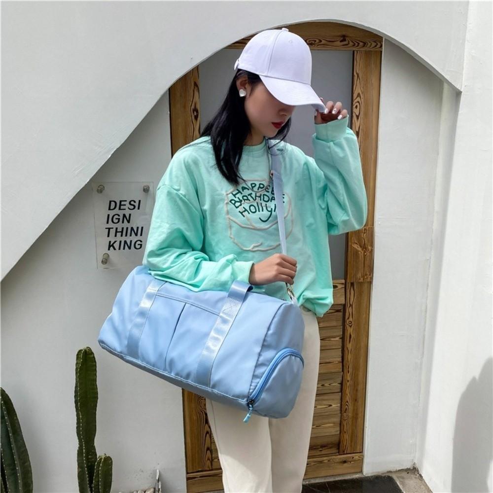 Multi-functional Nylon Duffle Bag Oxford Gym Shoulder Bag Large Capacity Handbag Sports