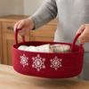 Oval Snacks Storage Organizer Portable Toilet Paper Basket  Bedroom Decor
