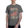 America Turns 250 I Turn 50 1976 50th Birthday T Shirts Unisex Shortsleeve Usa Flag Tshirts Streetwear Tee Tops Pure Cotton
