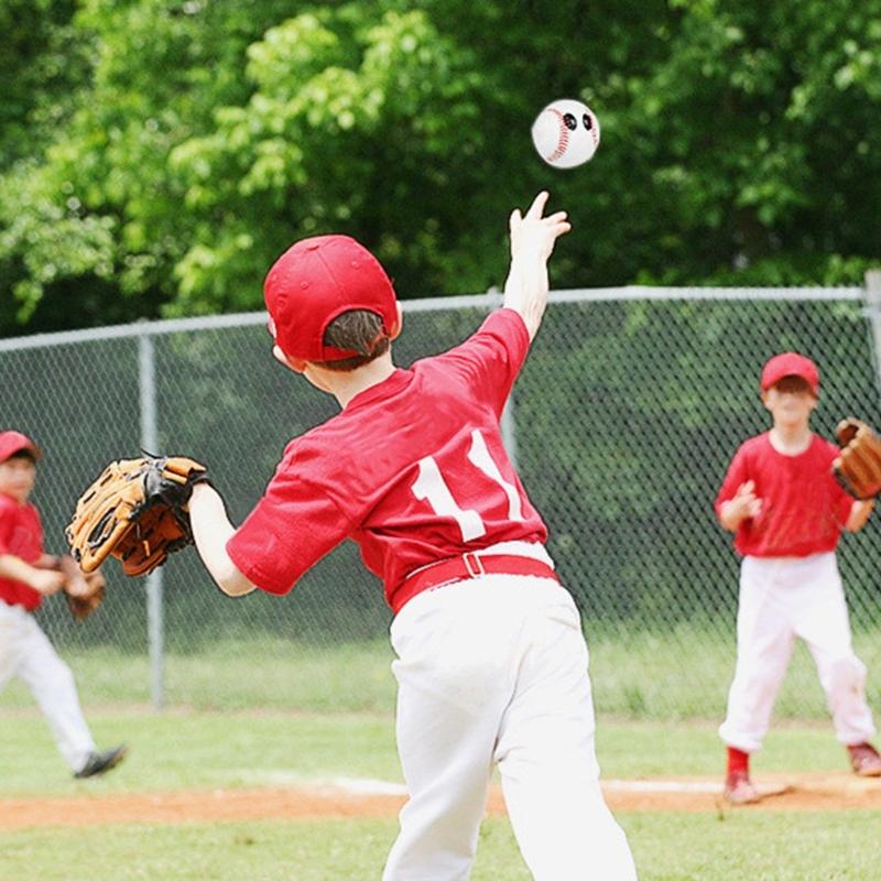 Wettkampf-Trainingsbaseball mit Fingerplatzierungsmarkierungen 9 Zoll Weicher/Harter Baseball zum Werfen Schlagen Hitting