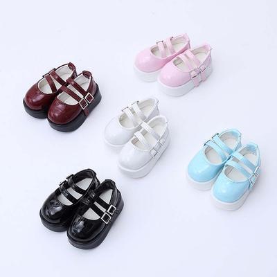 Dress Up Bjd Leather Shoes Heightened Thick Sole 45CM Doll Shoes 1/4 Dolls Shoes  Girls Gift