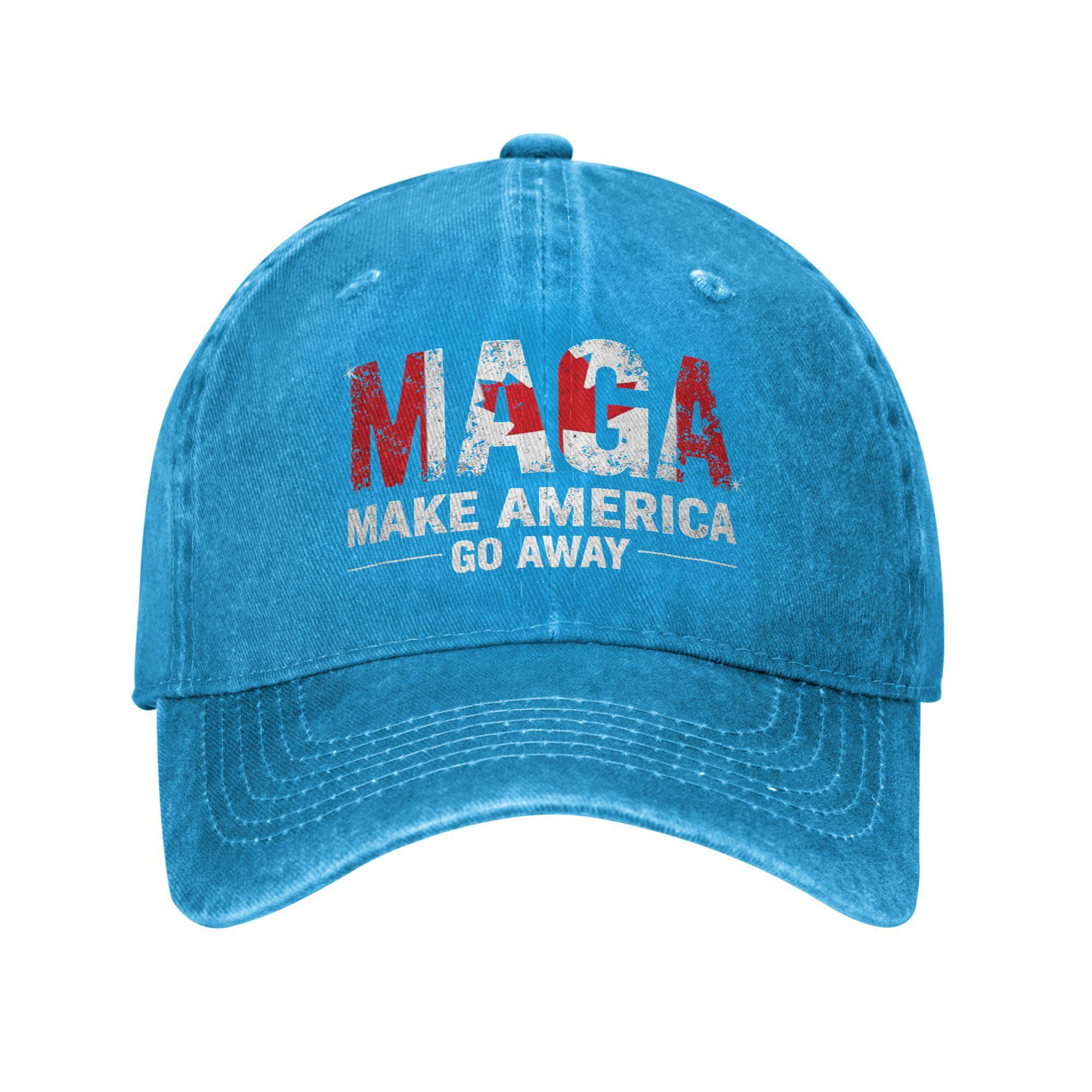 

Зробіть Америку піти геть MAGA Бейсболки Вінтажні Потерті Джинсові Прапор КАНАДИ Сонцезахисна Кепка Унісекс Для Вулиці На Всі Сезони Подорожі М який Капелюх Adjustable