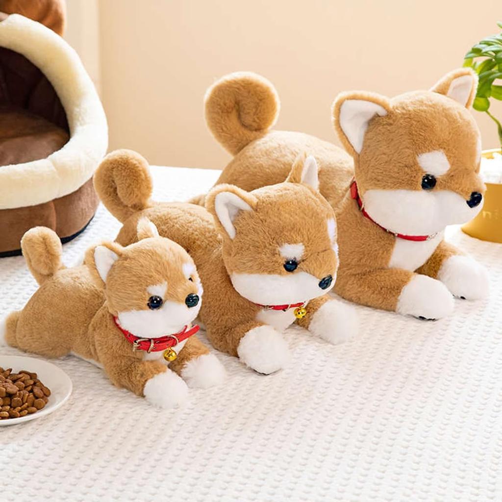 Cute Shiba Inu Plush Body Soft and Bedside Perfect for and as a Gift for Pillow, Large, Comfortable, Soothing, Cushion, 35cm, Birthdays, Children's