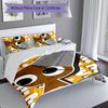 3pcs Sprunki9 pattern bedding set duvet cover set includes duvet cover &pillowcases, perfect all season bedroom decoration & gift