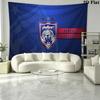 Johor Darul Ta'zim FC Wall Tapestry Aesthetic Wall Hanging Printed Fabric Blanket Decorative Tapestries for Bedroom Living Room Home Decor
