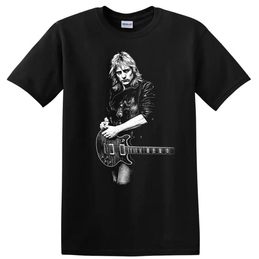 Phil Collen Rock Legends Guitar Silhouette T Shirt Tribute Music Tee