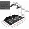 Car Battery Tray Kit 27cm Rack Black Stable Holder Adjustable Bracket Down Clamp Marine Durable Universal Auto Accessories Set