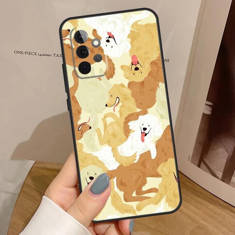 

Golden Retriever Dog Case For Samsung Galaxy A15 A16 A17 A26 A36 A56 A55 A35 A52 A32 A12 A53 A33 A13 A14 A34 A54 Samsung A16