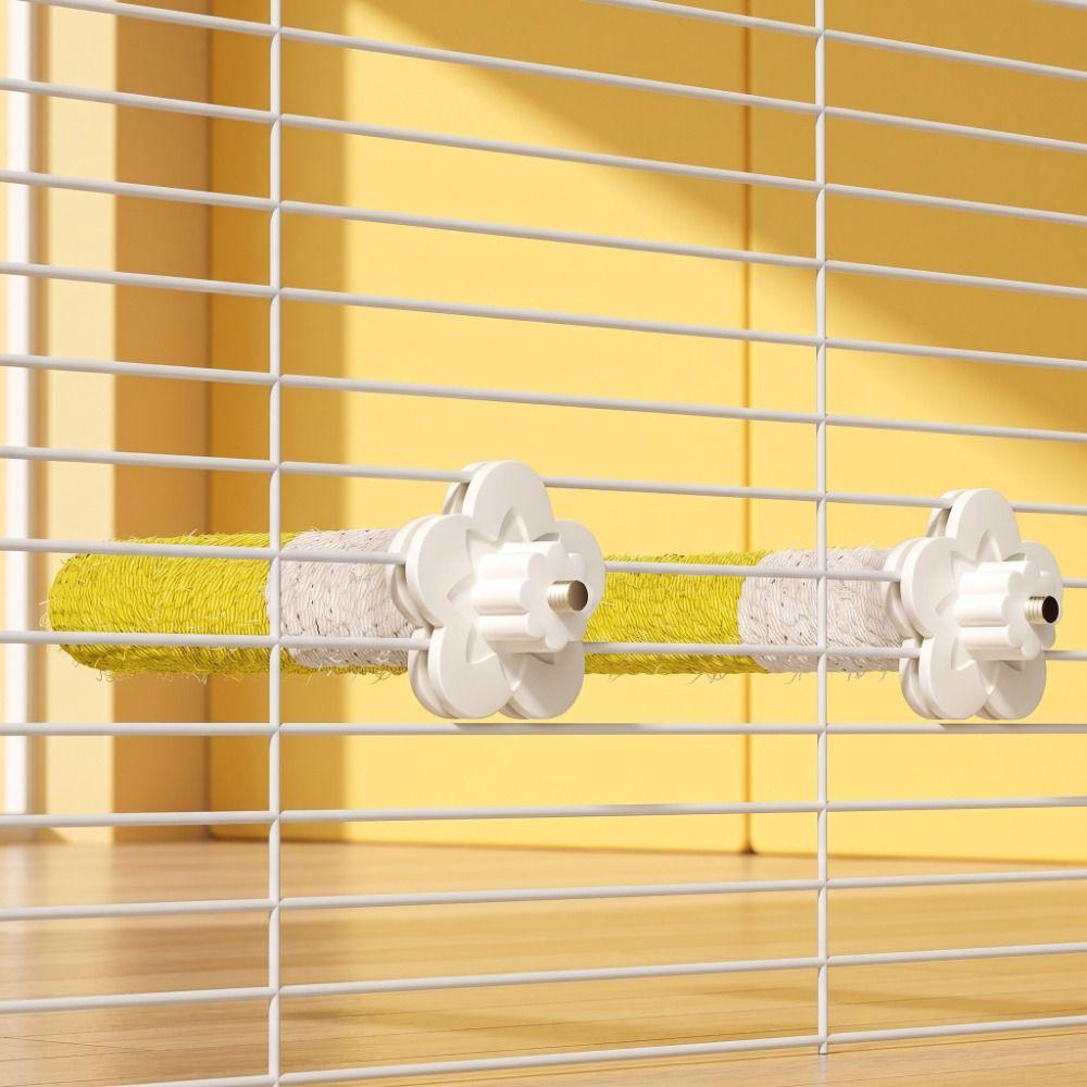 Bite-Resisting Parrot Rope Perch U-shape Hanging Parrot Biting Rod Bird Grinding Stand  Sun Conures