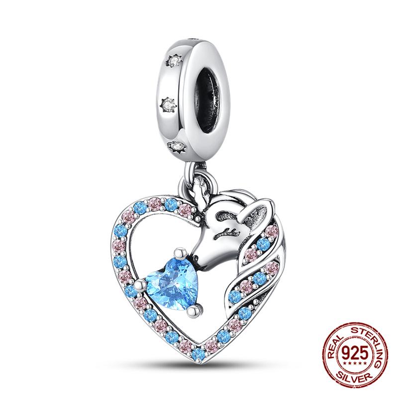 100% Copper Love Mother And Daughter Charms Fitoriginal Bracelets Diy Jewelry Making For Women Gift