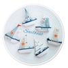 Segelboot-Modell aus Holz, Segelboot, Heimdekoration, Strand, nautischem Design, Marineblau