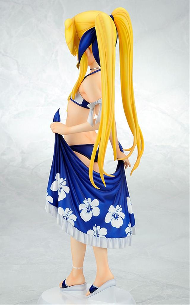 Magical Girl Lyrical Nanoha The MOVIE 1st Fate Testarossa Swimsuit Scale PVC Ver. (1/4 Pre-painted Figure)