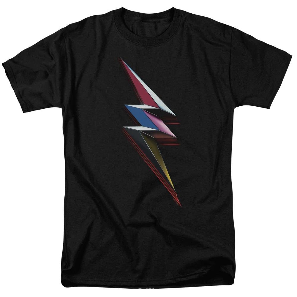 Power Rangers - Movie Bolt - Unisex Short Sleeve Children s T-shirt - Black 150
