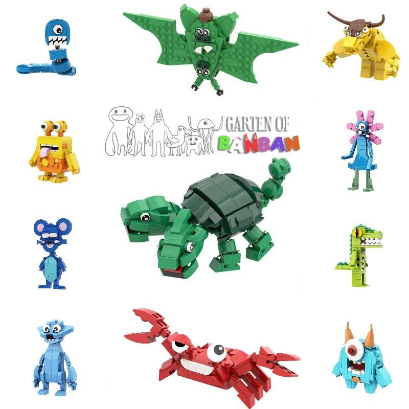 Baban Kindergarten Building Blocks Season 3 Green Monster Doll Garden Handicraft Baban Playground Building Blocks Toy