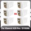 Kompatibilní pro Xiaomi X20 Pro Náhradní hlavní boční kartáč HEPA filtr Mopovací podložky Prachové sáčky Náhradní díly Příslušenství