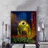 Diamond Painting Mike Wazowski Disco Light Show 5D Diamond Painting Art Embroidery Cross Stitch Room Decoration
