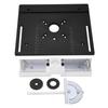Metal Router Flip Board Aluminum Woodworking Insert Base Plate for Router Table Saw