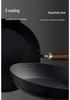 Nitrided Cast Iron Frying Pan - Rustproof, Wear-Resistant, Coating-Free, Healthy, Universal for All Stoves