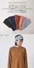Thin Crinkle Color Solid Bandana Hairband Triangle Scarf Adjustable One Size Fits Most Brown [Charm]