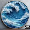 Metal Wall Art 3D Aluminum Panel 20x20 cm for Bar