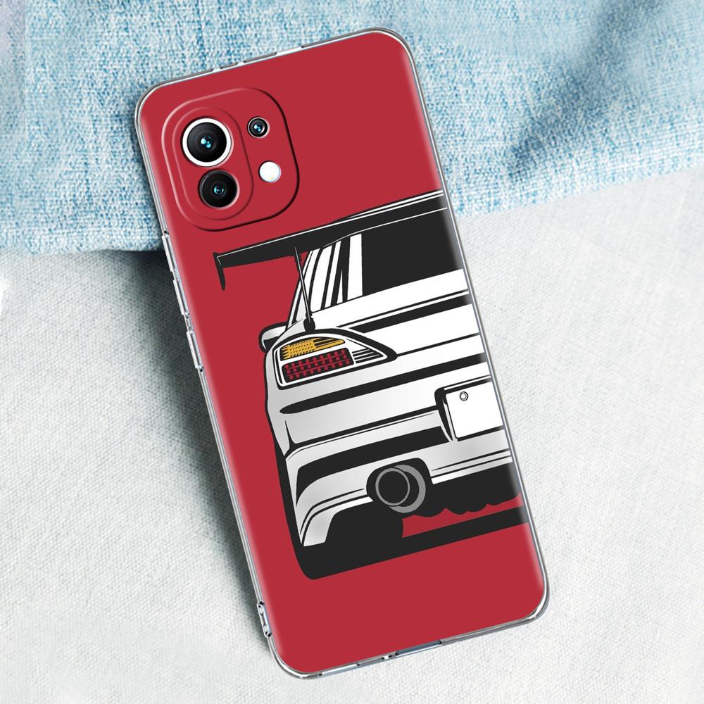 Case For Xiaomi Mi 15 14 13 12 11 Lite 15T 13T 12T Pro Poco X7 X6 X5 Pro 5G X3 NFC F7 F6 F5 Cover Japan JDM Sports Cars Comic