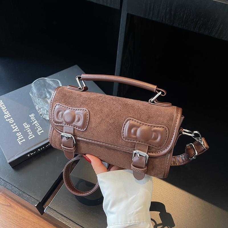 Autumn New Retro British Saddle Messenger Bag Women's Bag Niche High-end Simple Shoulder Small Square Bag